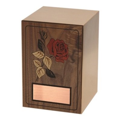 Rose Walnut Wood Urn